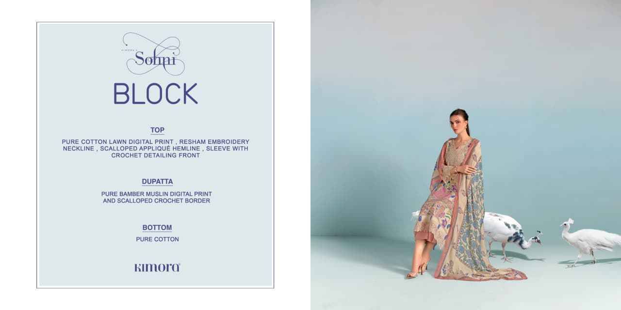 Block By Kimora 761 To 764 Series Beautiful Festive Suits Stylish Colorful Fancy Casual Wear & Ethnic Wear Pure Cotton Dresses At Wholesale Price